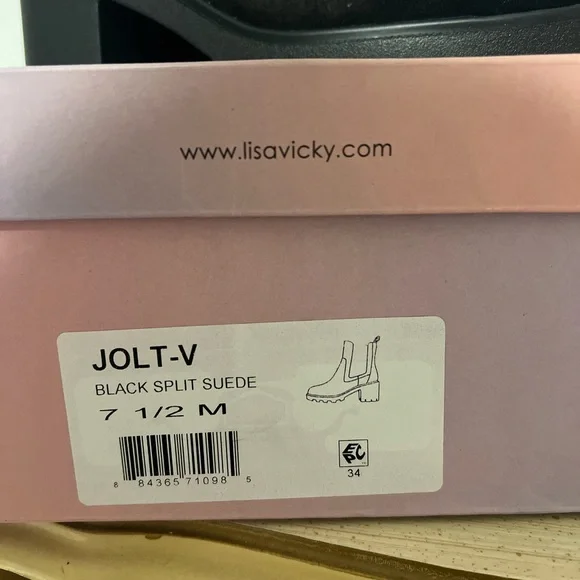 Black Suede Boots - Picture 5 of 5